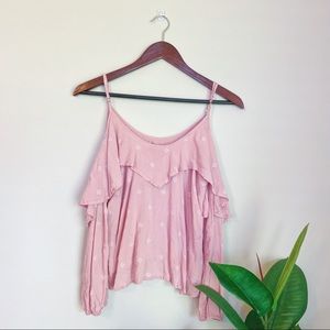 Abercrombie & Fitch cold-shoulder blouse